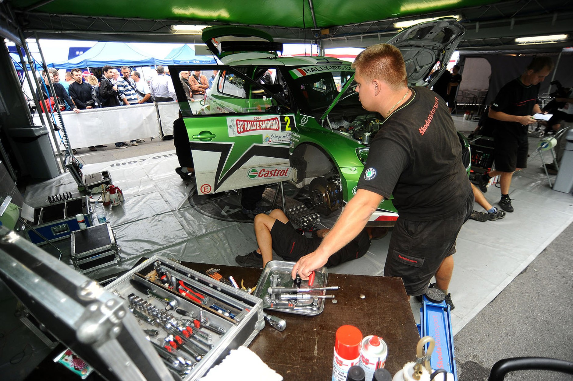 Rajd San Remo 2010: Peugeot lepszy od Škody (galeria Rallyworld©Willy Weyens)