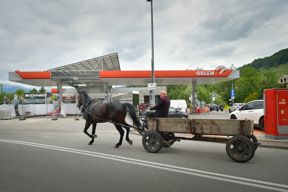 Stacja paliw w Zakopanem