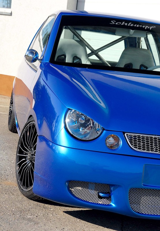 Garaż tunera: VW Lupo – wózek Papy Smerfa