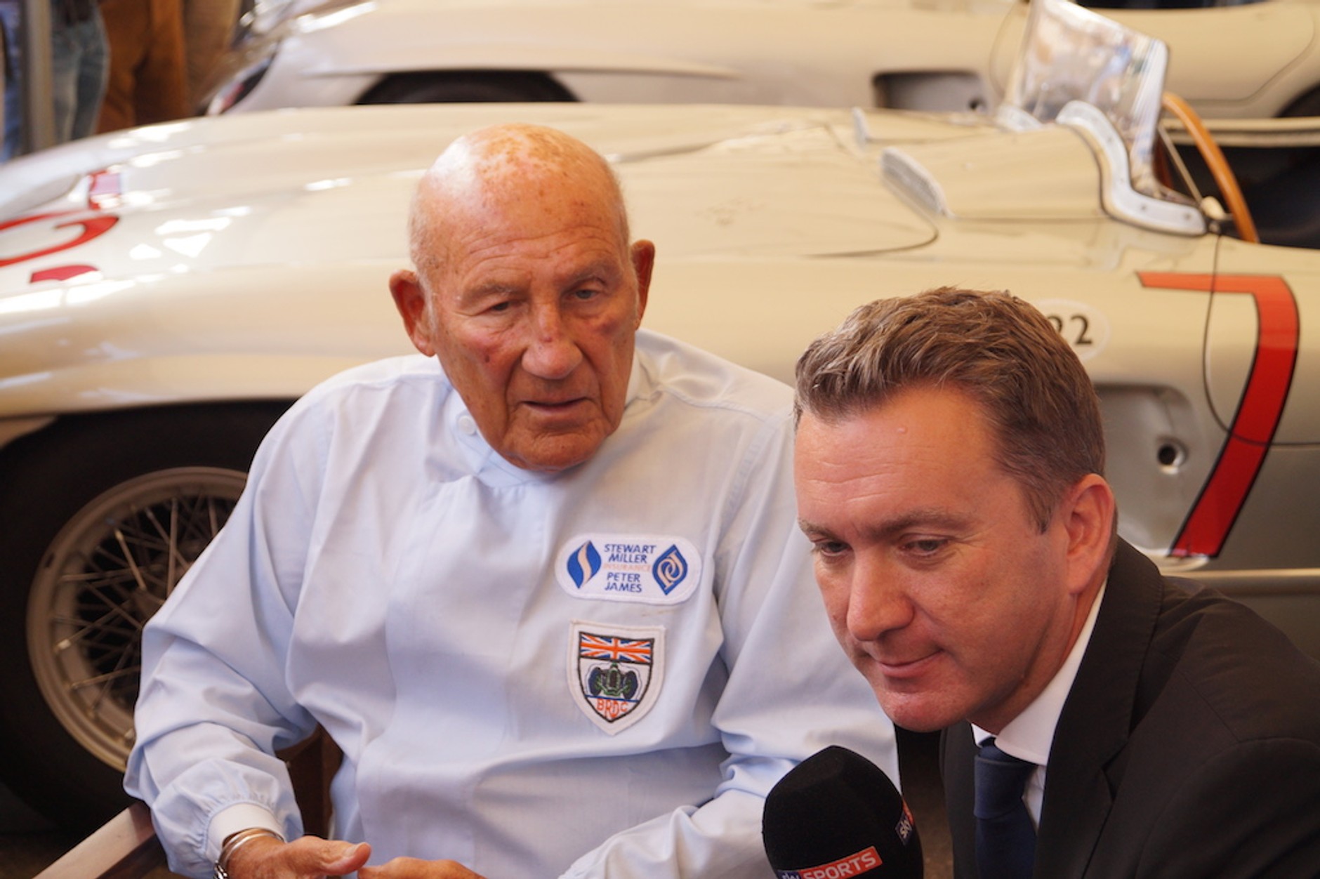 Stirling Moss w Goodwood 2015