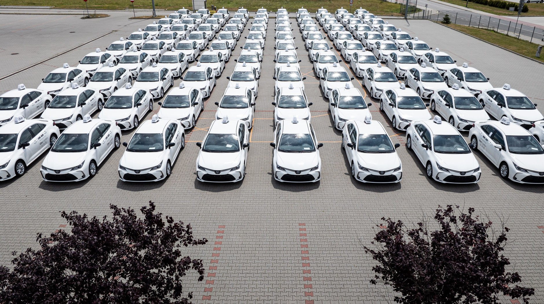 Hybrydowe Toyoty na taksówki