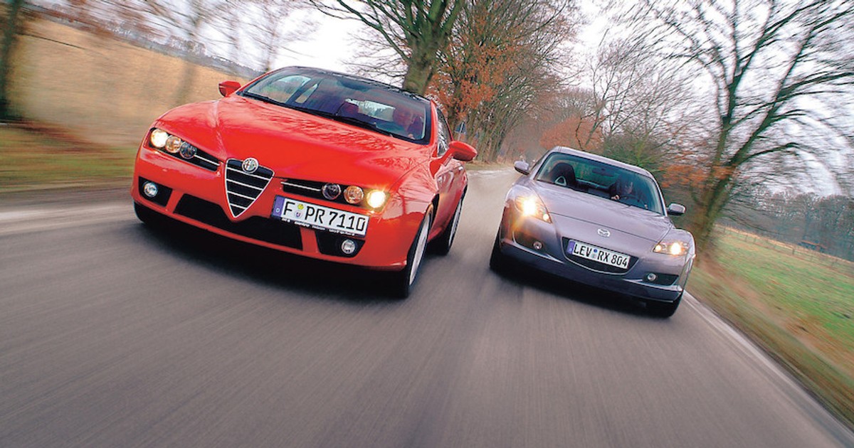 Alfa Romeo Brera kontra Mazda RX-8
