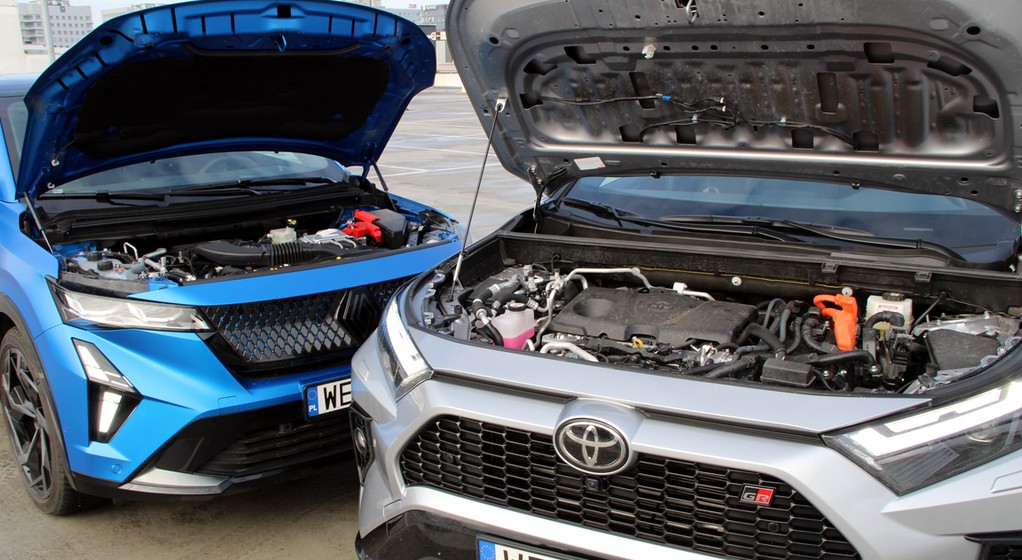 Renault Rafale E-Tech 300 kontra Toyota RAV4 Plug-In Hybrid