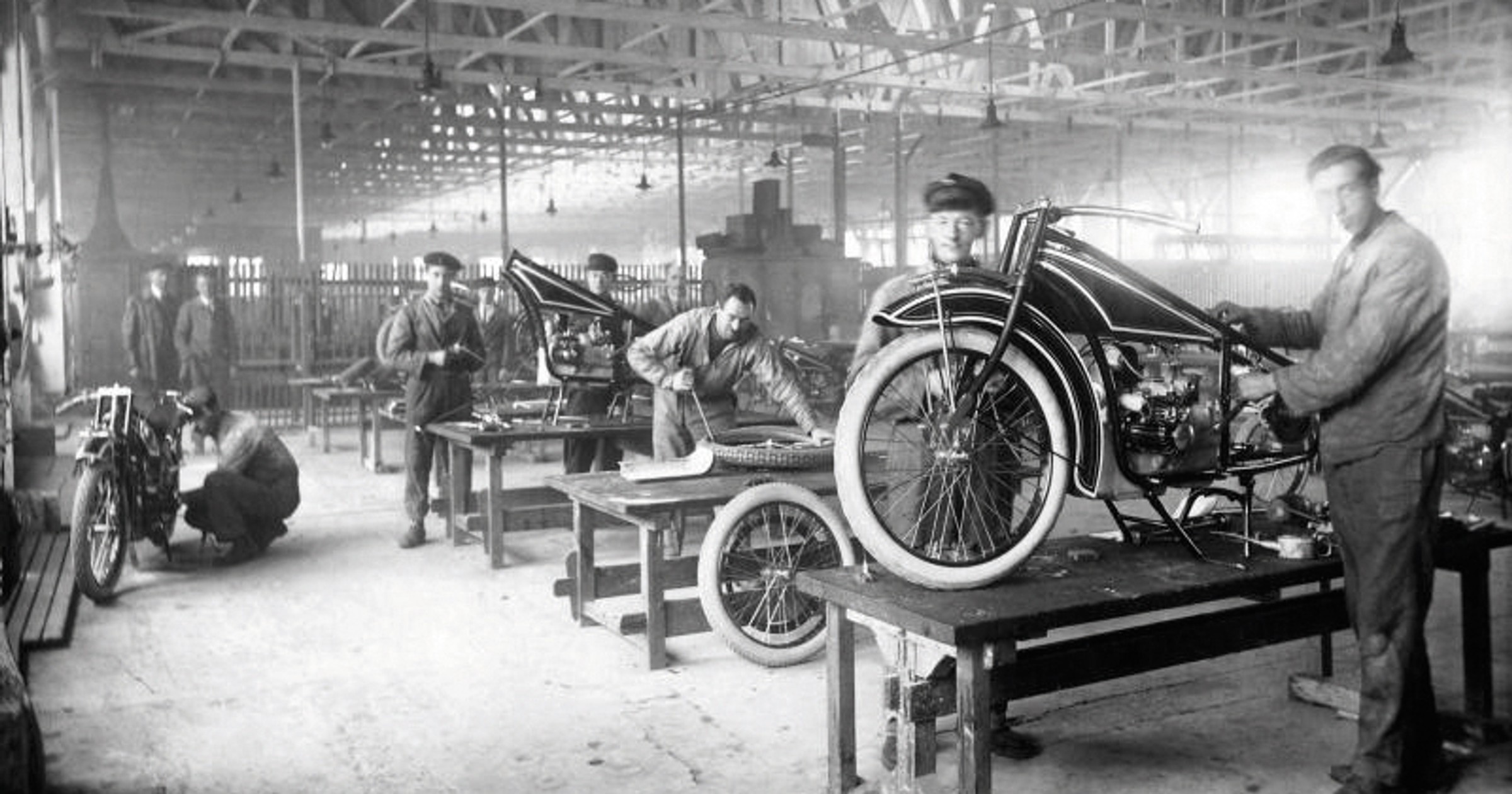 Produkcja motocykla BMW R32