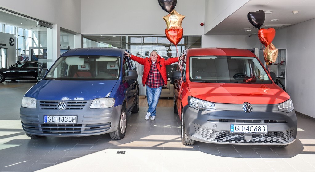 Przejechał milion kilometrów Volkswagenem Caddy