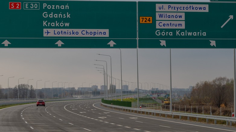 Izera na planie – na budowie drogi S2