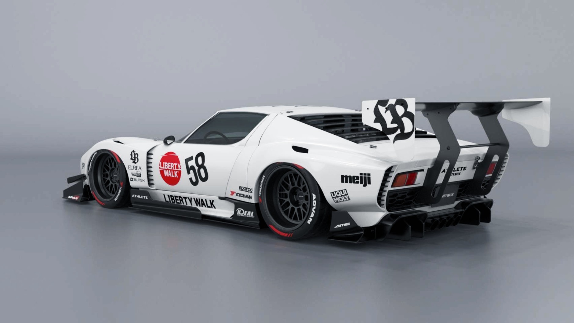 LB-Silhouette WORKS GT Lamborghini Miura