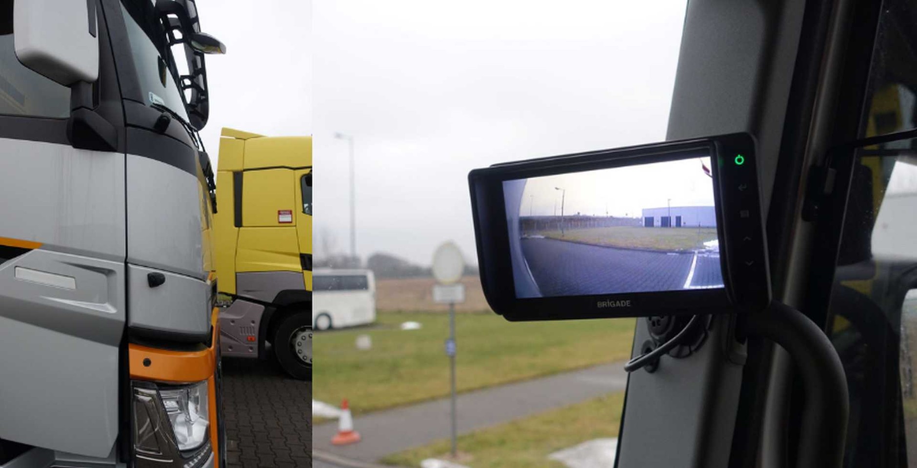 Monitorowanie martwego pola - asystent kierowcy ciężarówki