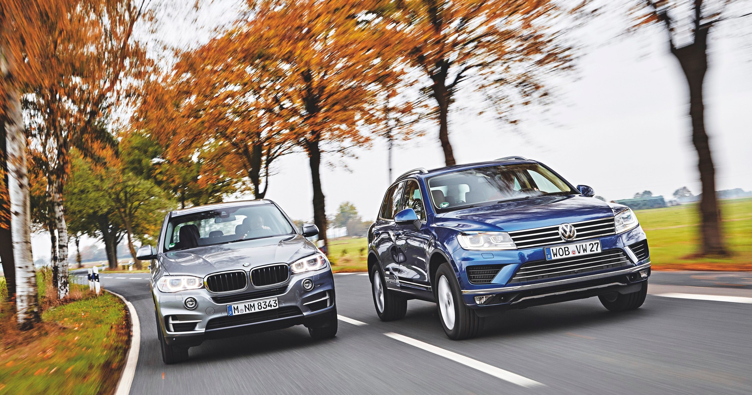 BMW X5 xDrive30d kontra VW Touareg V6 3.0 TDI