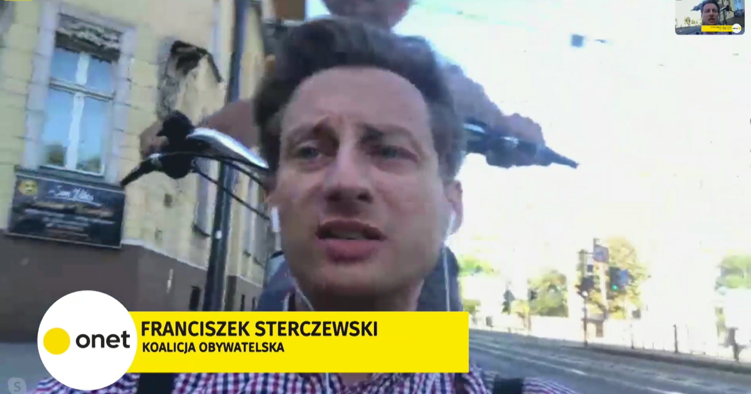 Poseł Sterczewski w Onet Rano 