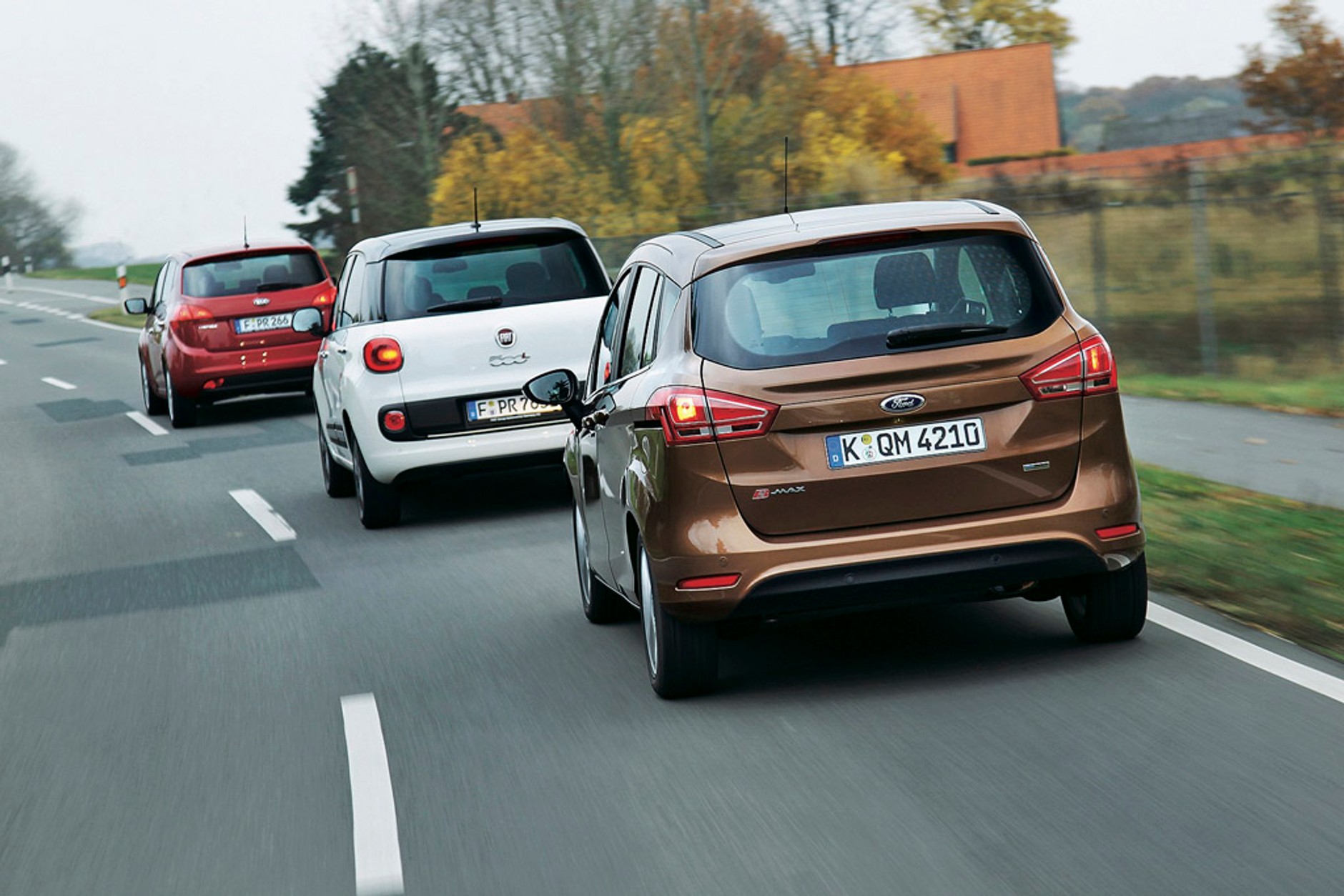 Fiat 500L kontra Kia Venga i Ford B-Max: Nieduże, lecz praktyczne