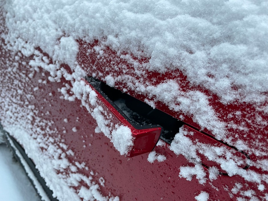 Na plus: wysuwane klamki w Megane działają nawet na mrozie