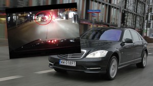 Nie opanował Mercedesa. Miało być efektownie i było! [WIDEO]