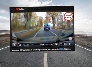 Dziwne zachowanie wojskowej kolumny. Żołnierze zablokowali całą jezdnię