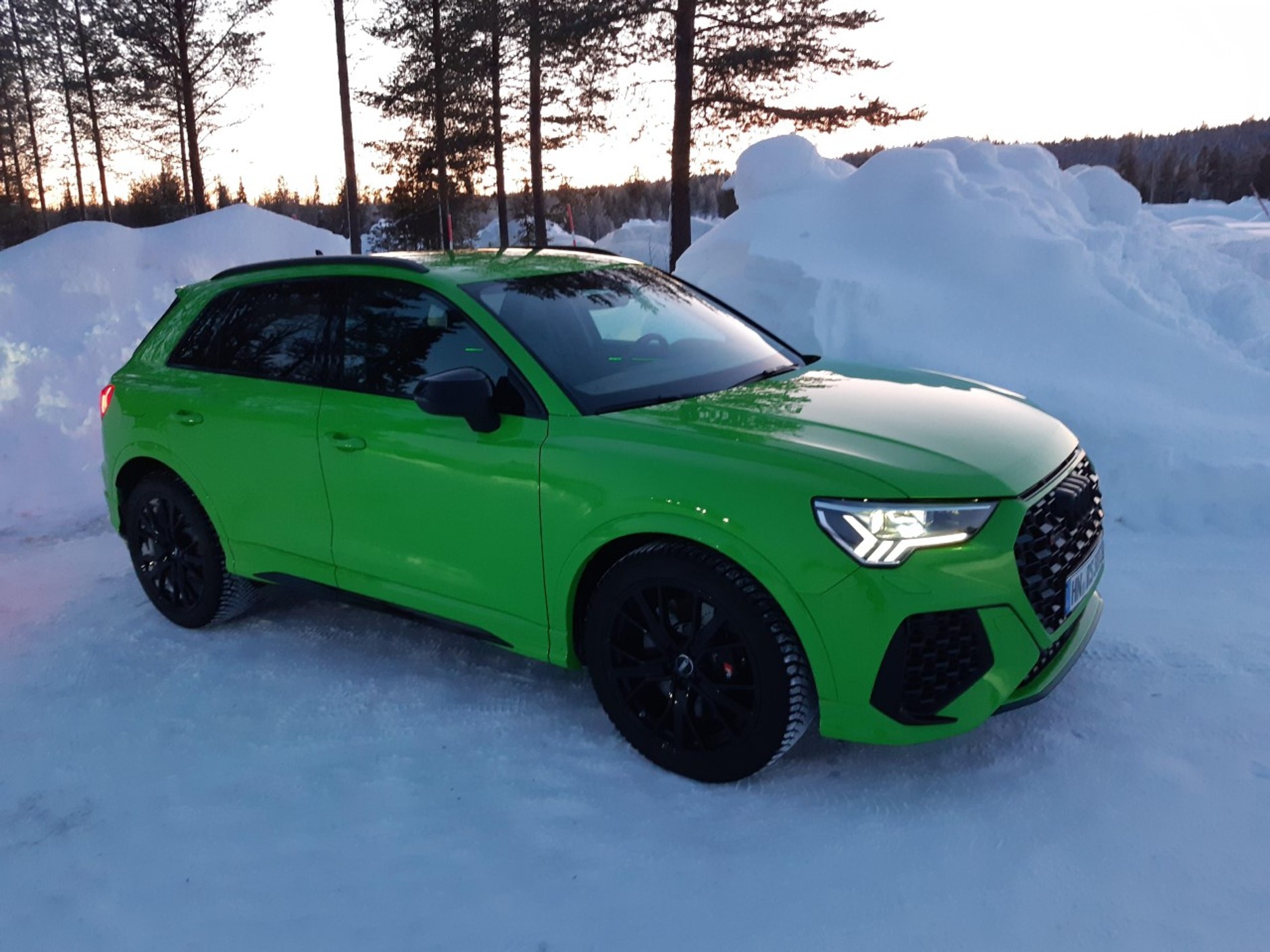 Audi RS Q3 – test na lodzie