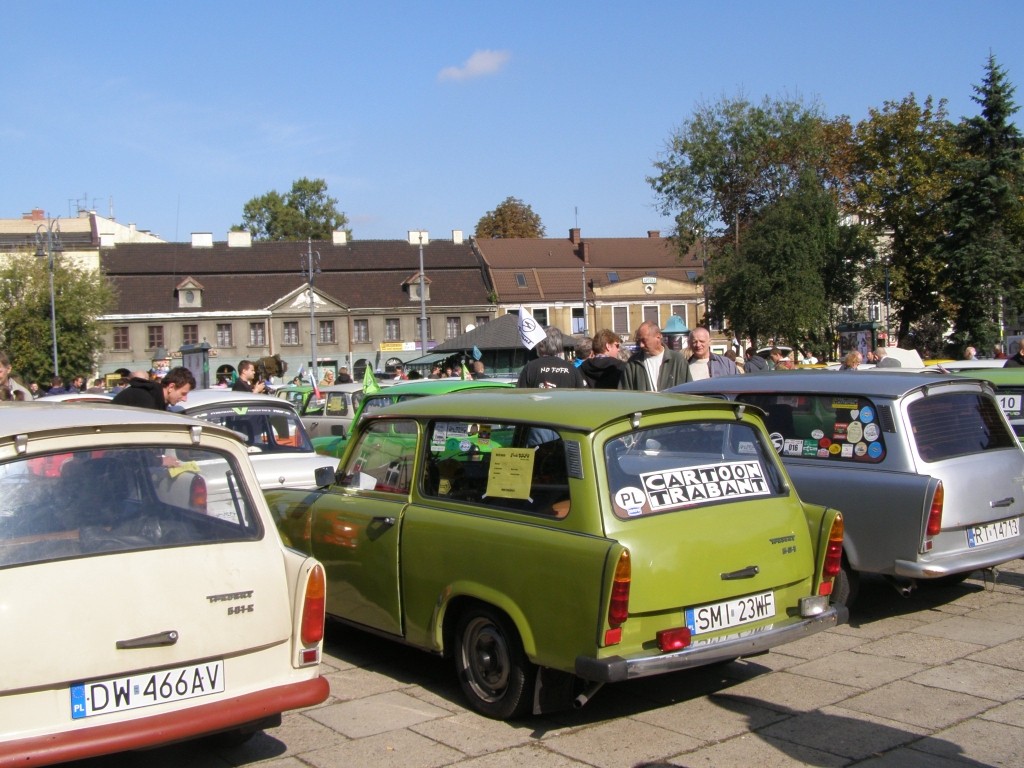 Trabanty na polskim zlocie TrabiEXPO