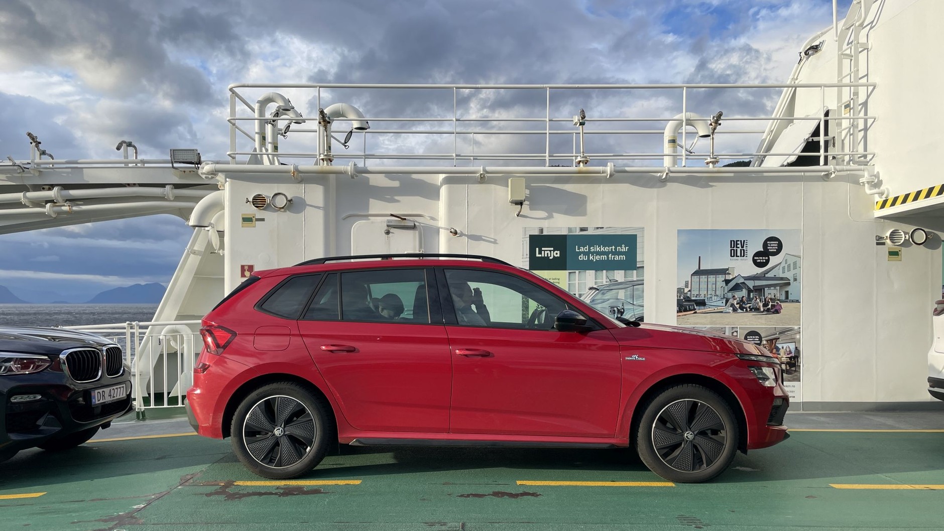 Skoda Kamiq na promie w Norwegii