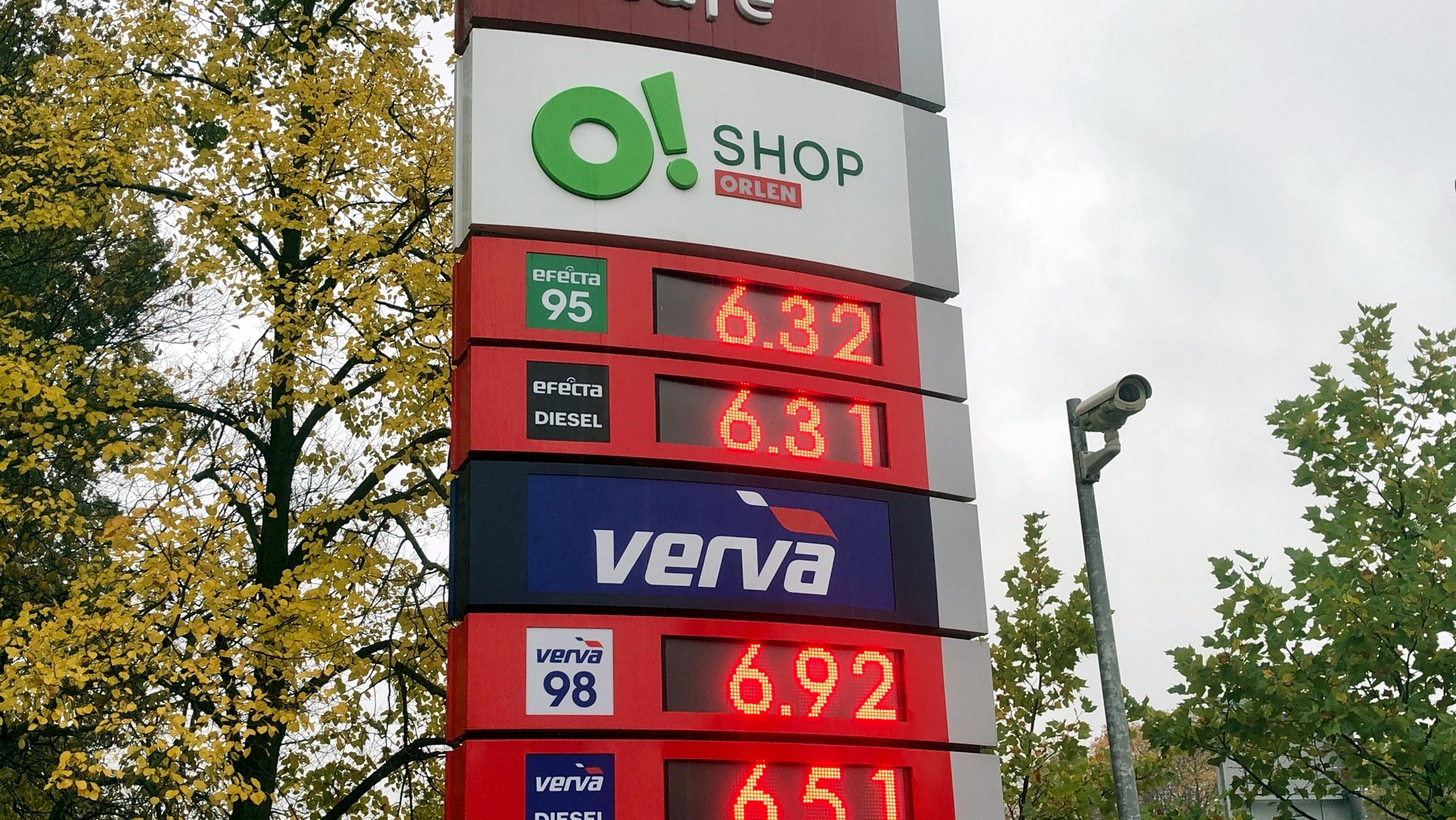 Ceny paliw na Orlenie w Warszawie, 26 października 2023 r.