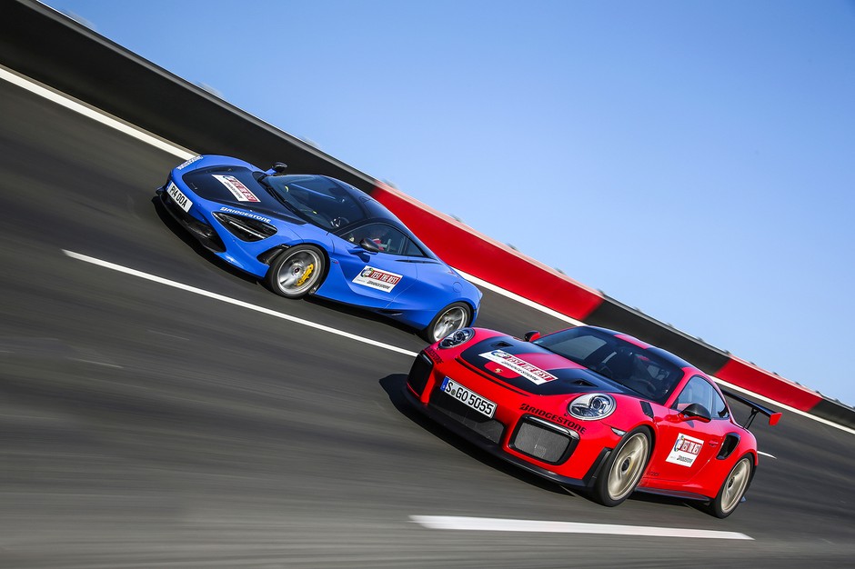 Porsche 911 GT2 RS kontra McLaren 720S - szybko jeździć ty musisz