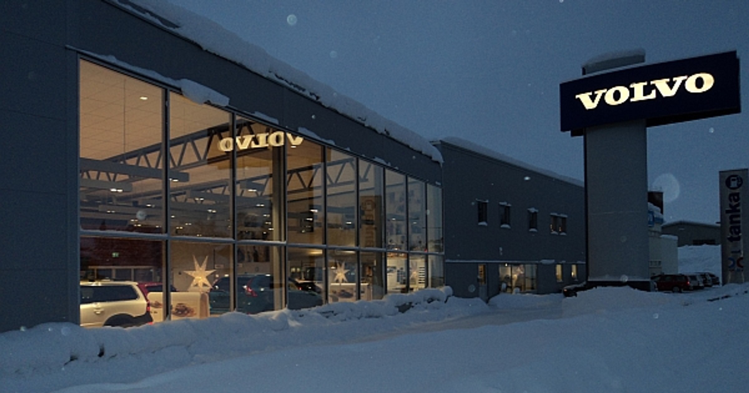 Salon Volvo pod kołem podbiegunowym