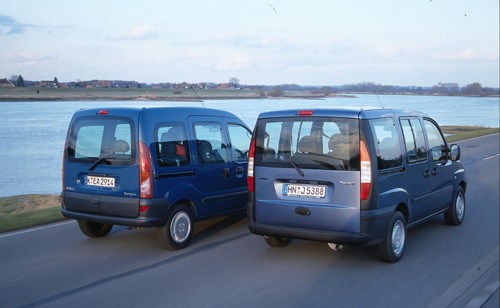 Fiat Doblo kontra Renault Kangoo - Zmotoryzowa ne skrzynki rodzinne