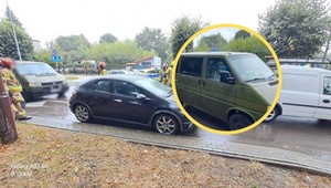 Pijana kobieta spowodowała wypadek. Na miejscu pasażera wiozła szkielet