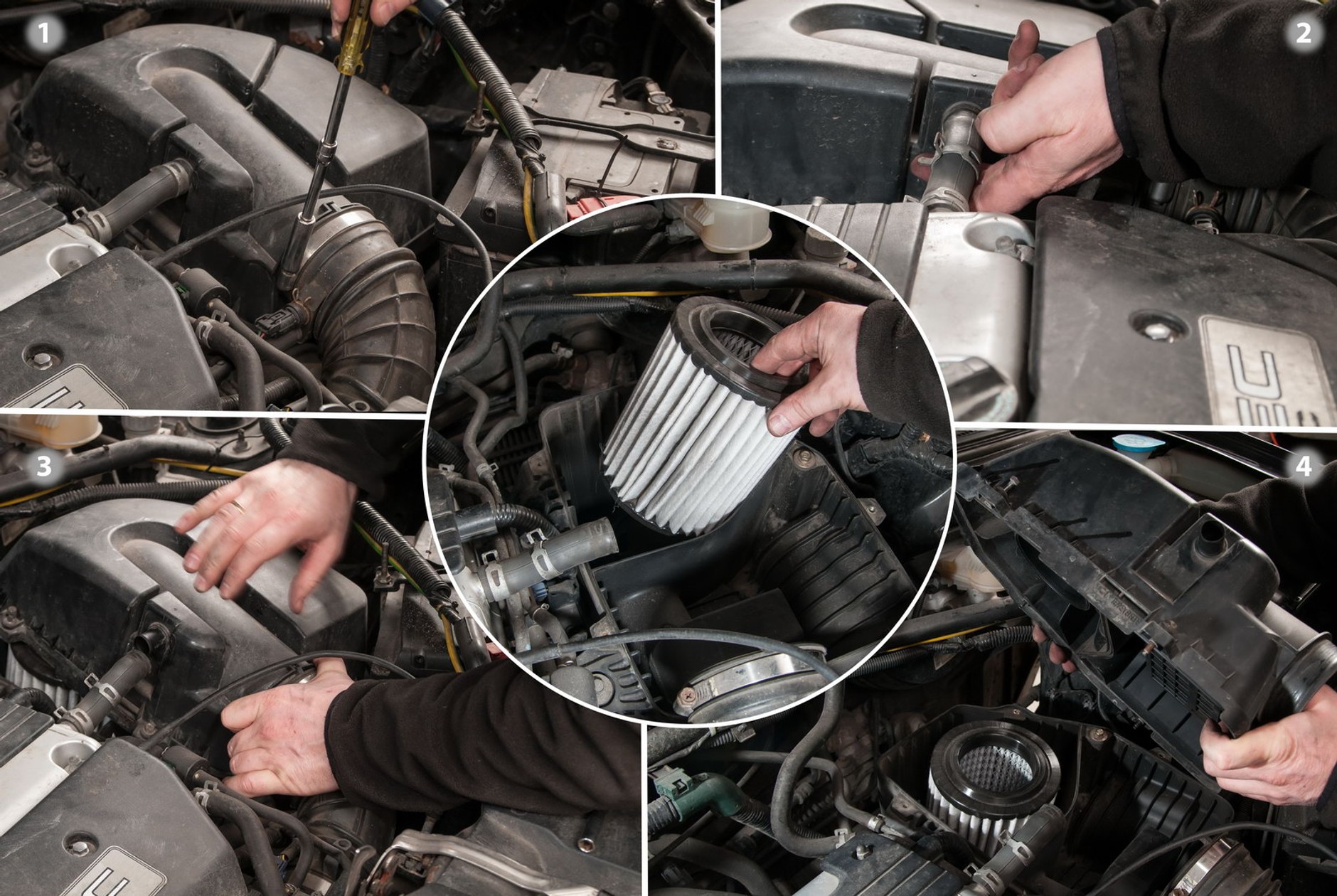 Serwis Hondy CR-V II 2.0: filtr powietrza