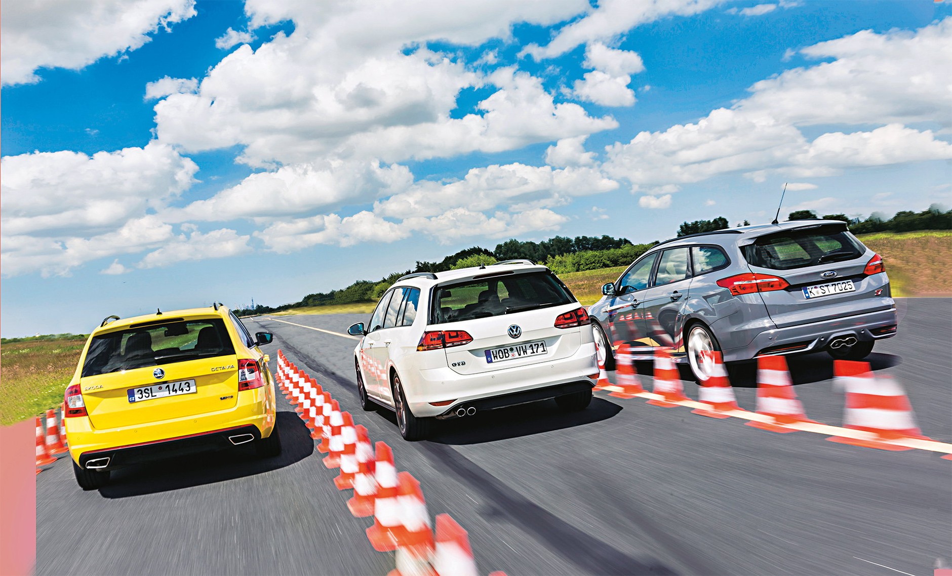 Porównanie: Ford Focus ST kontra Skoda Octavia RS i VW Golf GTD