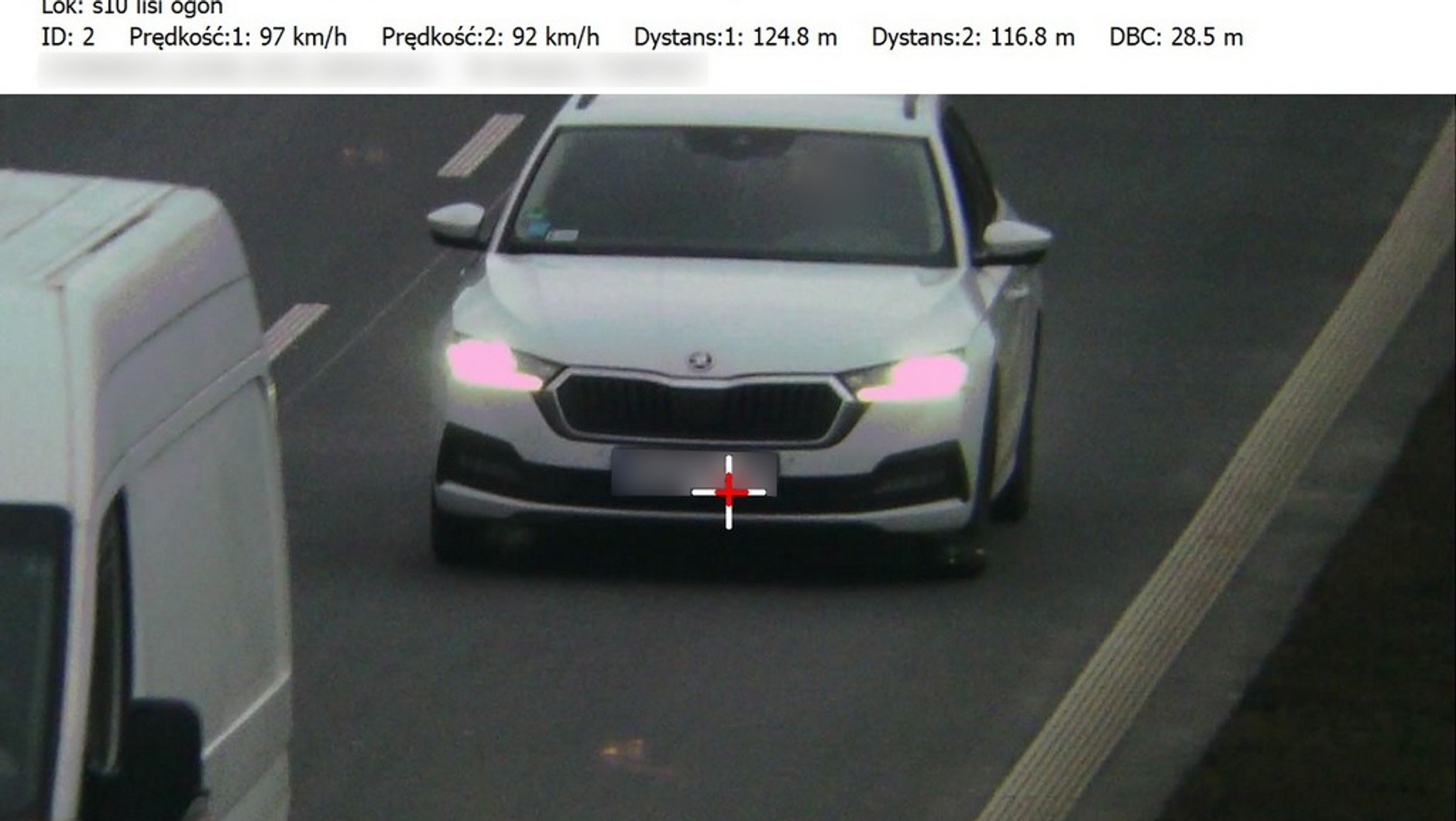 Policjanci kontrolowali odległość między pojazdami na S5