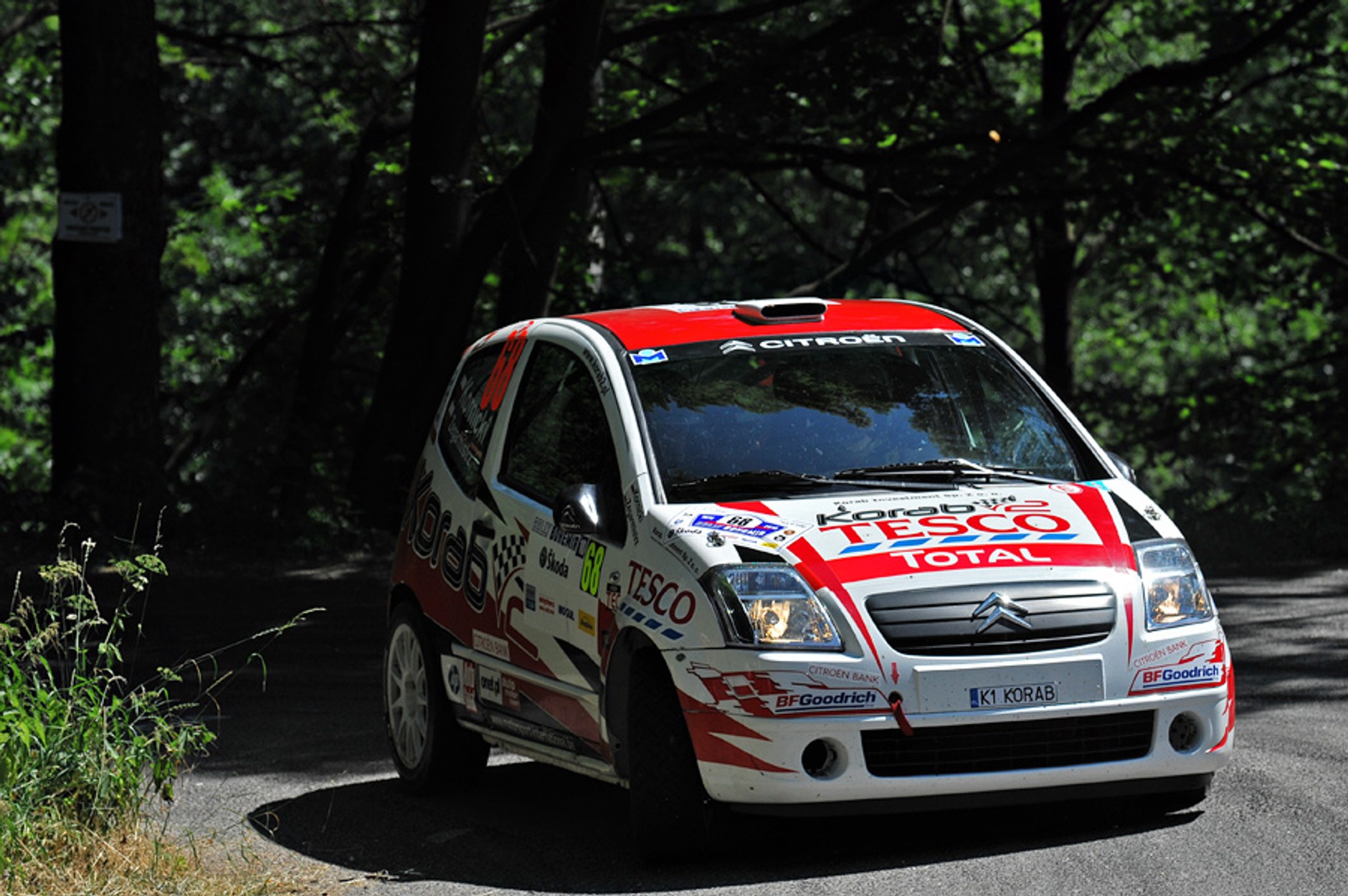 Rajd Bohemia 2010: duet Bębenków znów najlepszy w Citroën Racing Trophy