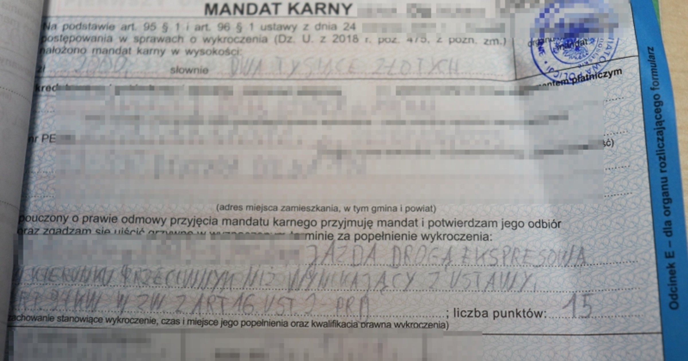 Kierowca jadący pod prąd zatrzymany na drodze S3