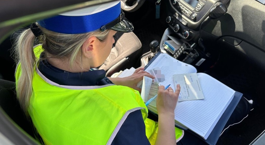 Kontrola policji w Raciborzu - akcja "Prędkość"