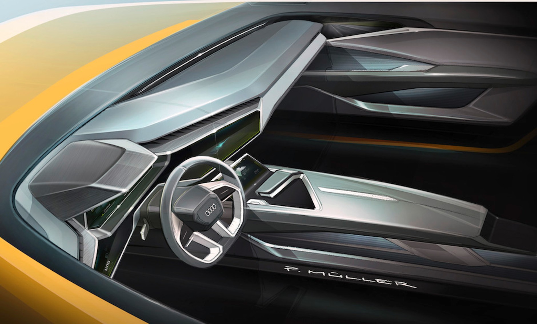 Audi A4 allroad i h-tron na salonie w Detroit 2016