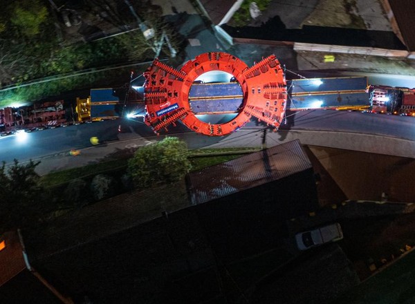 Transport gigantycznej maszyny TBM utrudni ruch na drodze S17 z Warszawy do Lublina
