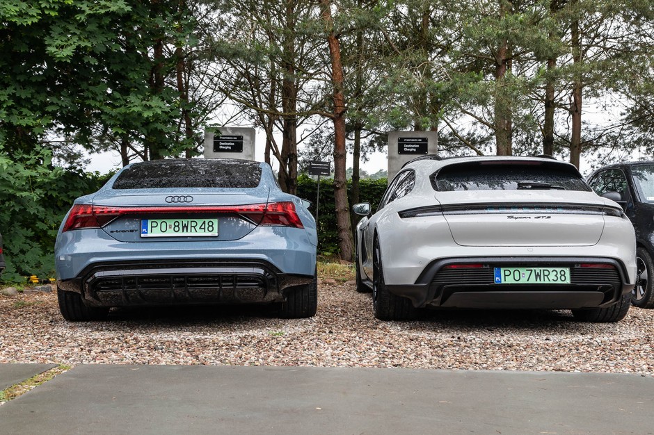 Podróż Porsche Taycanem i Audi e-tronem GT do Chorwacji