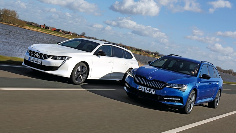 Peugeot 508 i Skoda Superb