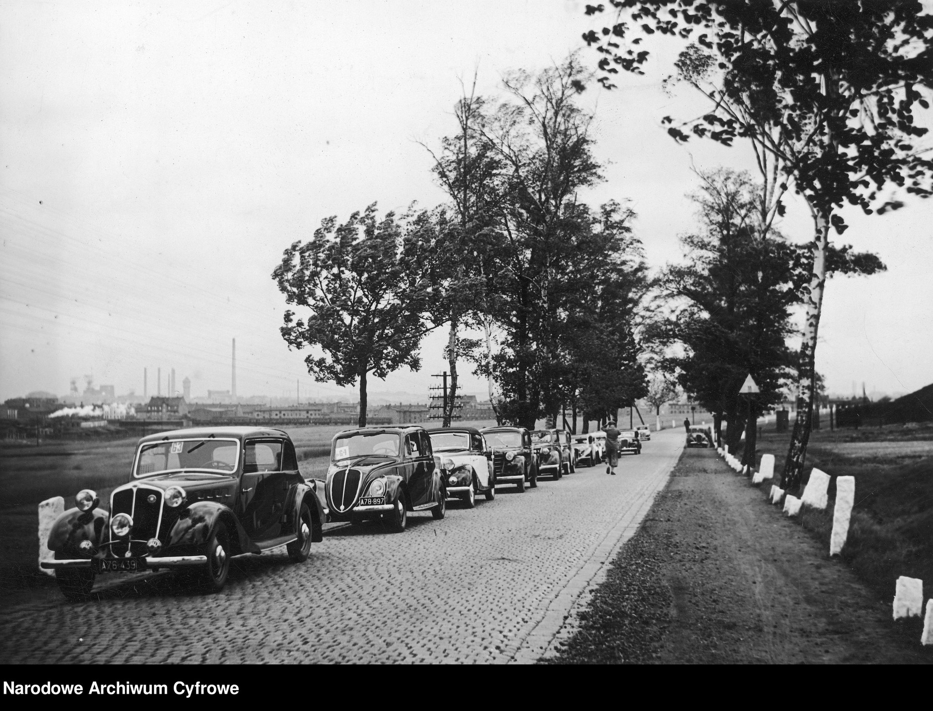 Konkurs samochodowy zorganizowany przez Automobilklub Śląski w Katowicach