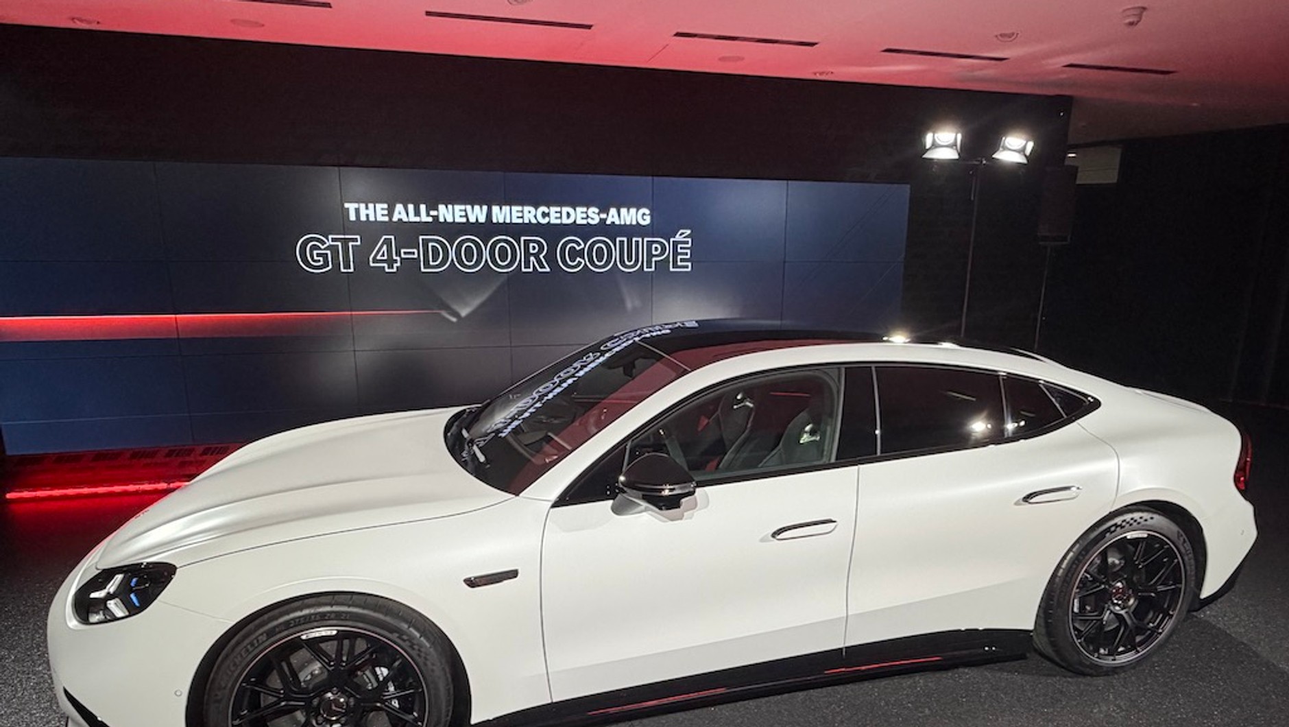 Nowy elektryczny Mercedes AMG GT 4-Door Coupe
