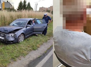 Kuriozalna kolizja. Sprawcę bronił jeszcze bardziej pijany kolega