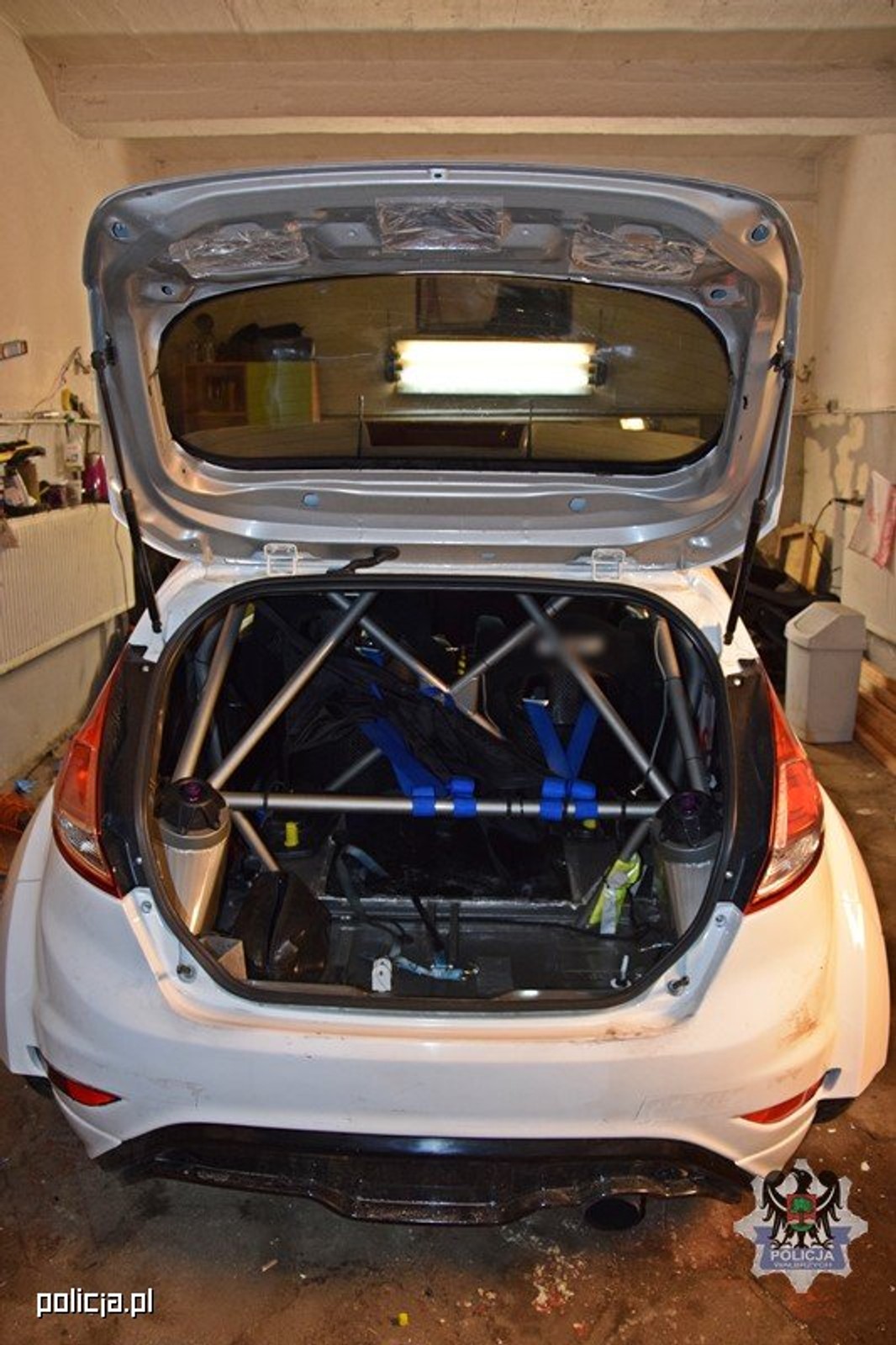 Odnaleziony rajdowy Ford Fiesta R5