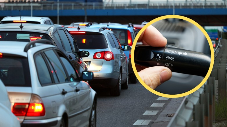 Symbol świateł pozycyjnych na przełączniku świateł