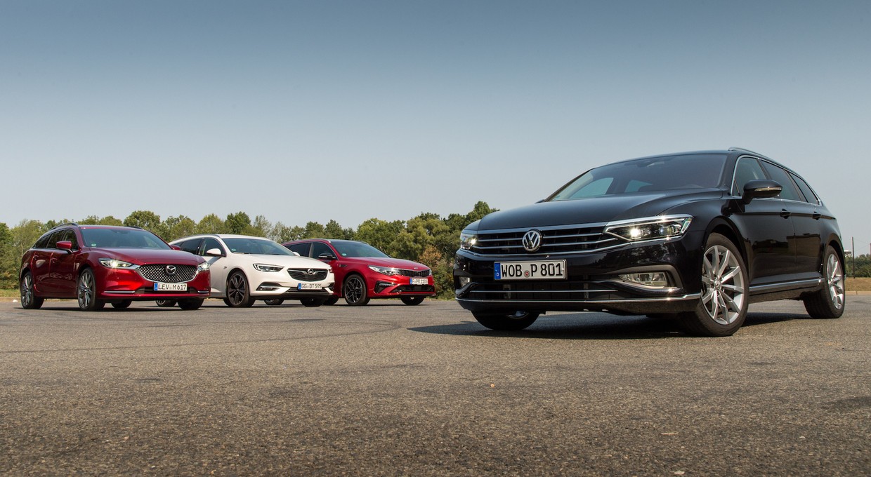 Nowy Volkswagen Passat kombi kontra Mazda 6, Kia Optima i Opel Insignia - czy nadal jest najlepszym wyborem?