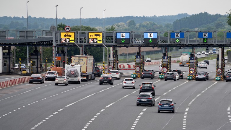 Autostrada A4 - bramki w Balicach