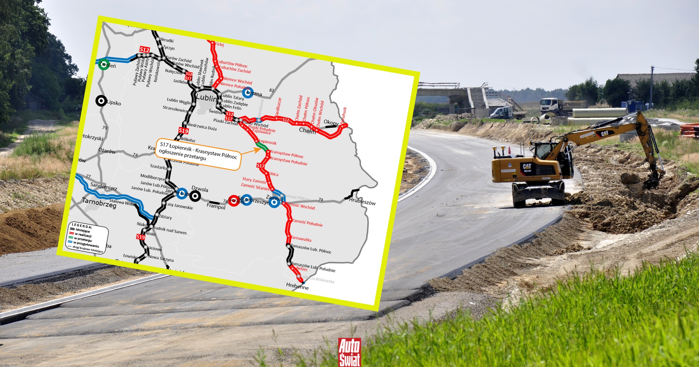 Na wschodzie rośnie nowa droga ekspresowa. Wcześniej połączyła Warszawę z Lublinem