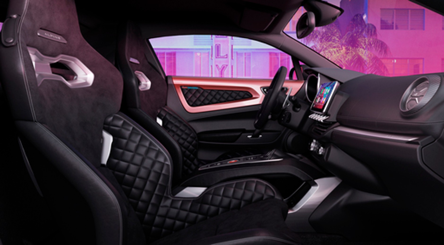 Alpine A110 South Beach Colorway