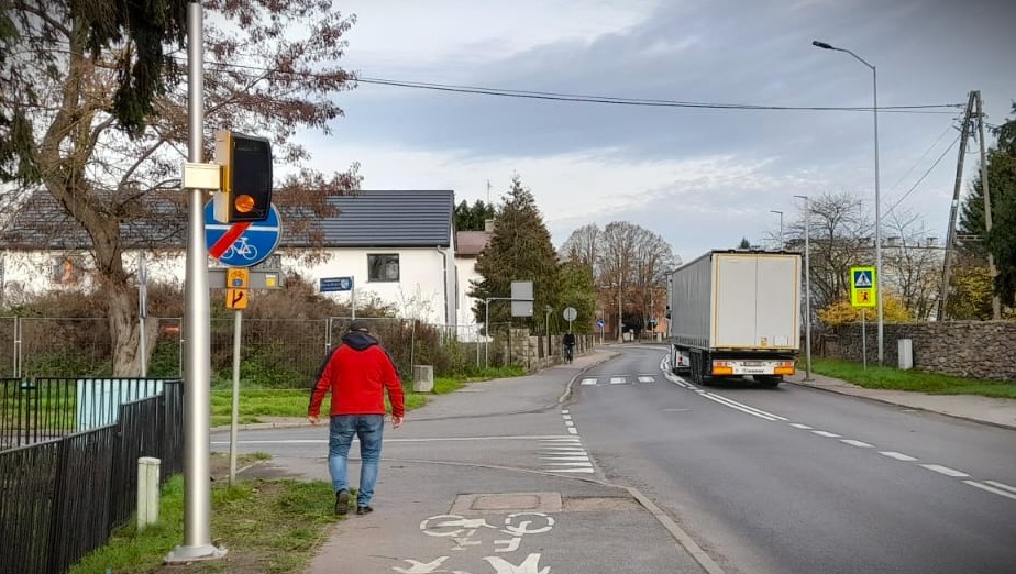 Fotoradar w m. Kołbaskowo (woj. zachodniopomorskie) na DK13