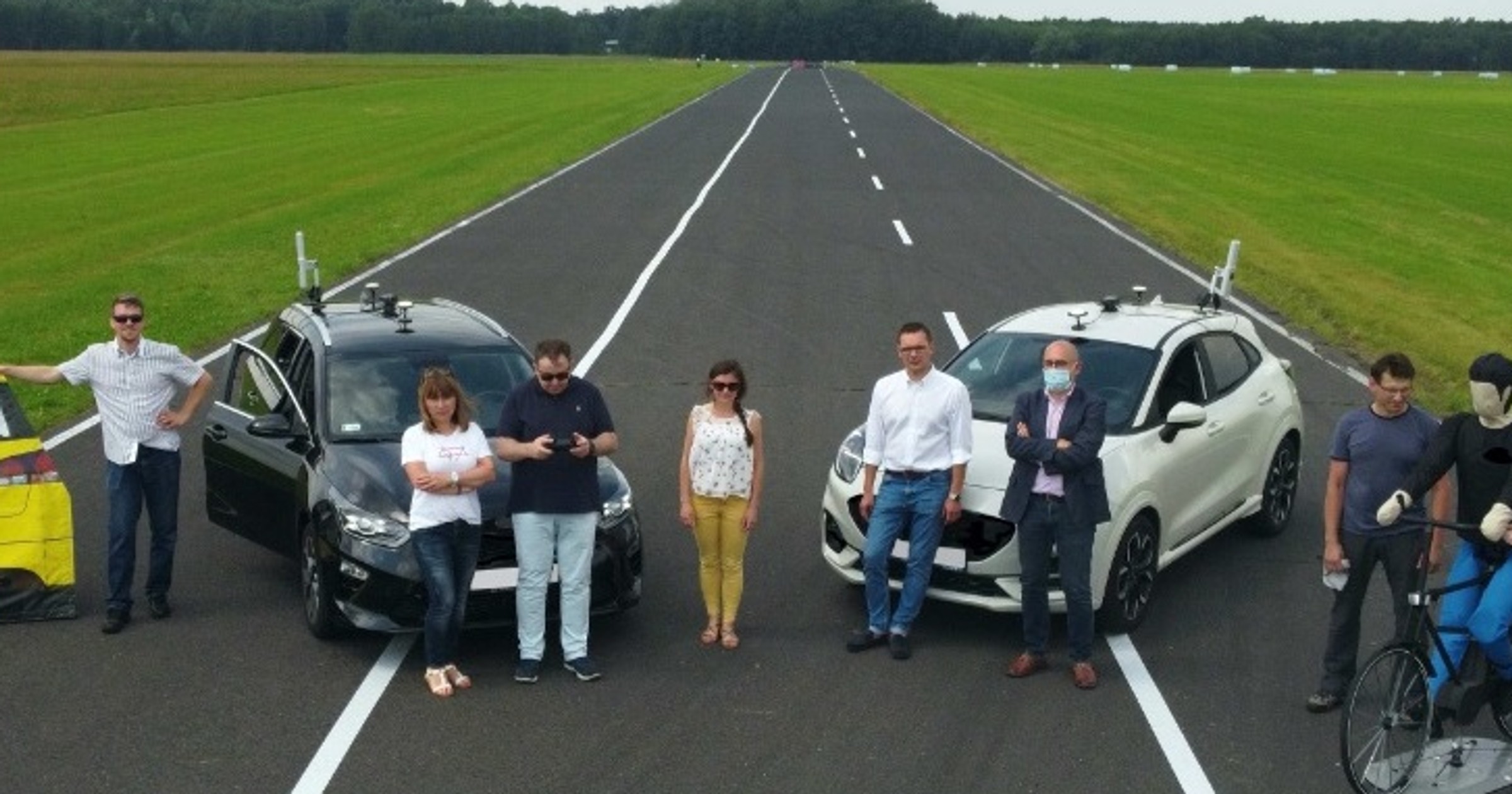  Badania na torze eksperymentalnym pojazdów zautomatyzowanych i autonomicznych