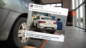 Diagnosta rozbił mercedesa w Oleśnicy. Wjechał nim w ścianę