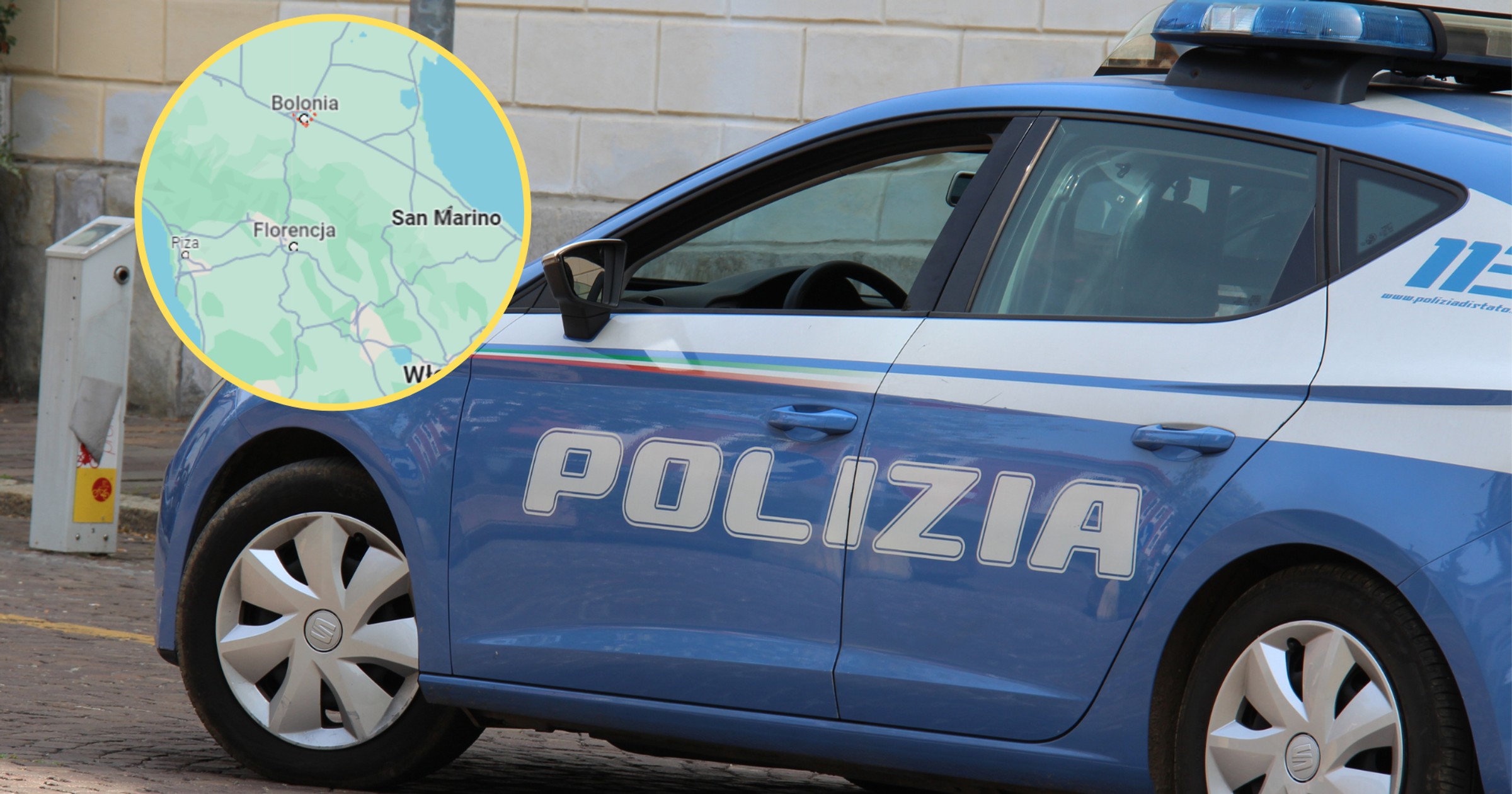 Włoscy policjanci uratowali polskiego kierowcę (Screen: Google Maps)