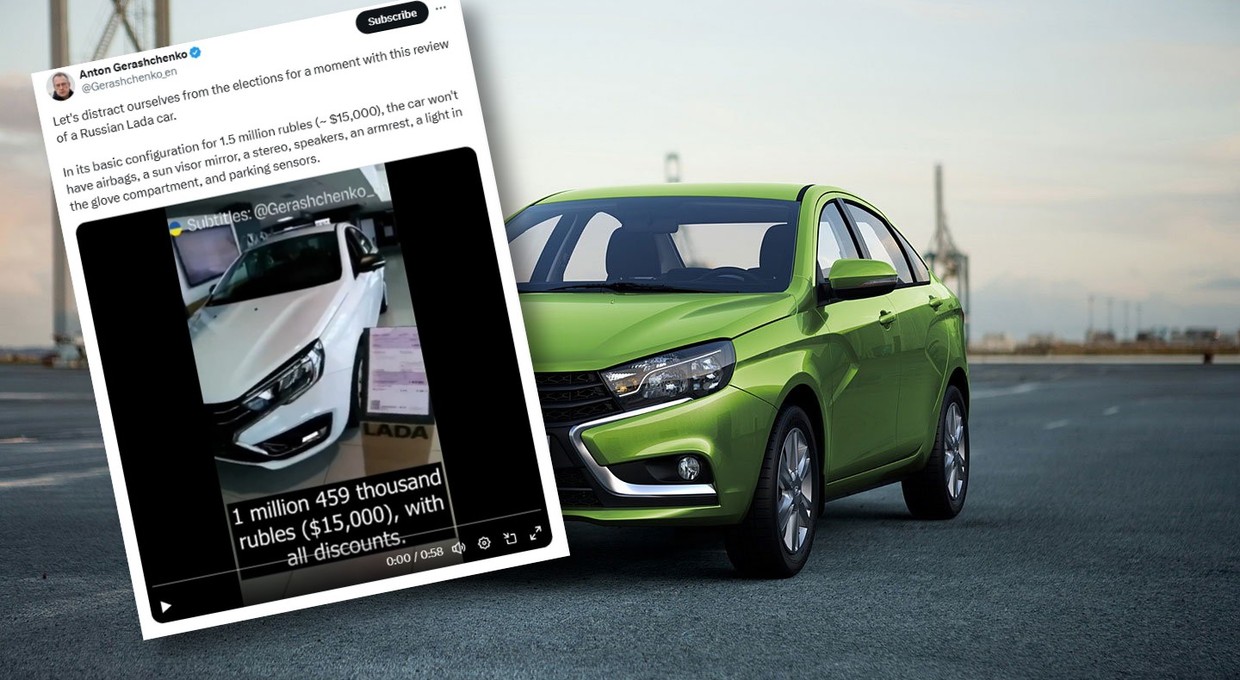 Pokazał nową Ładę. Tak wygląda XXI wiek w Rosji